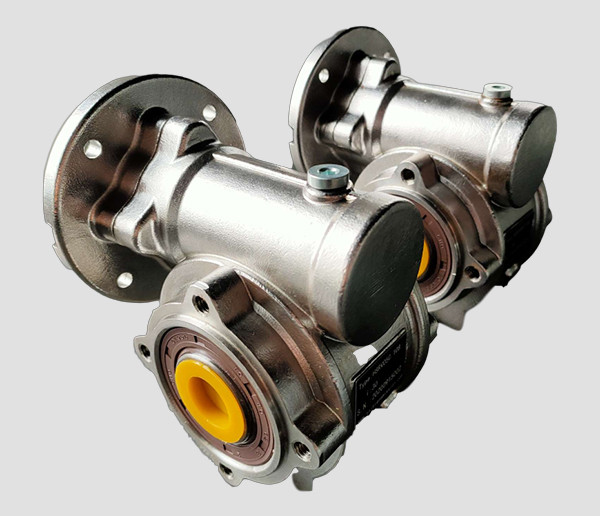 RV050不锈钢蜗轮减速机带法兰蜗轮蜗杆减速机